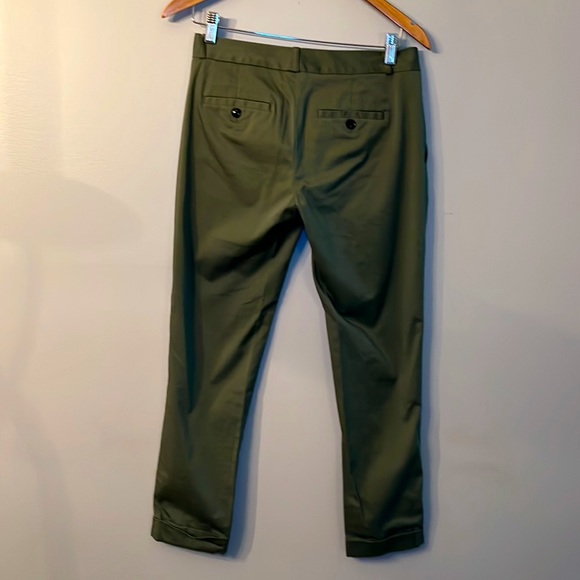Banana Republic Avery Cropped Pants (Olive Green, size 0) - Picture 6 of 6